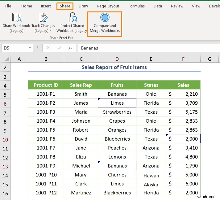 วิธีแชร์ไฟล์ Excel สำหรับผู้ใช้หลายคน
