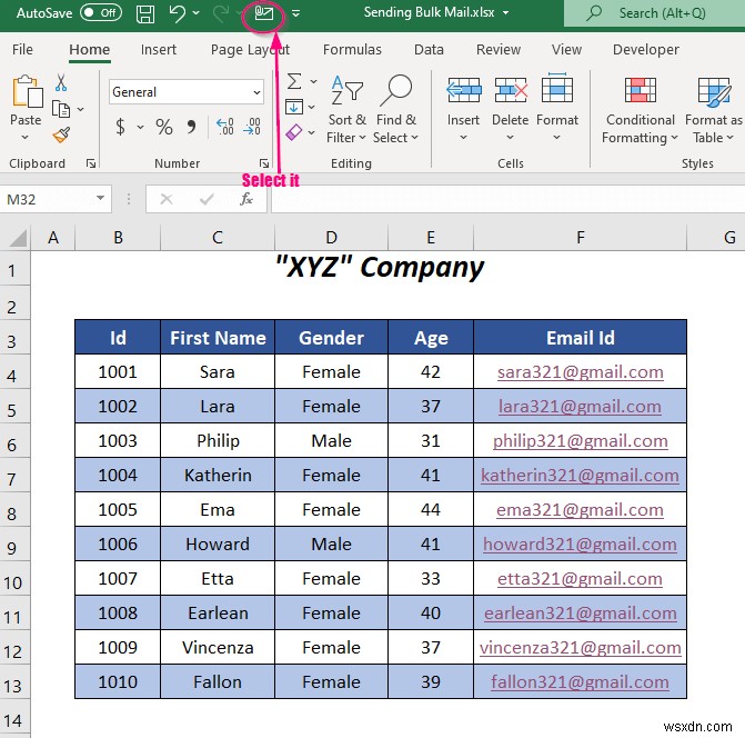 วิธีการส่งอีเมลจำนวนมากจาก Outlook โดยใช้ Excel (3 วิธี)