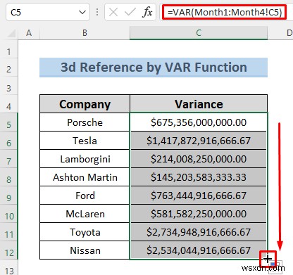 วิธีสร้างข้อมูลอ้างอิง 3 มิติใน Excel ด้วยชื่อ (7 วิธีง่ายๆ)