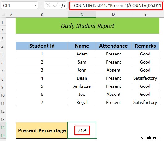 วิธีสร้างรายงานกิจกรรมประจำวันใน Excel (5 ตัวอย่างง่ายๆ)