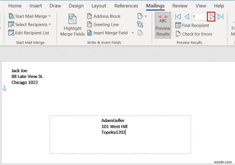 Mail Merge จาก Excel ไปยัง Word Envelopes (2 วิธีง่ายๆ)