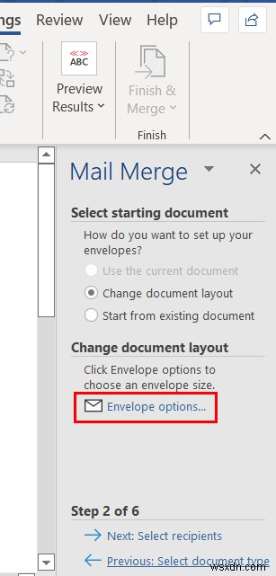 Mail Merge จาก Excel ไปยัง Word Envelopes (2 วิธีง่ายๆ)
