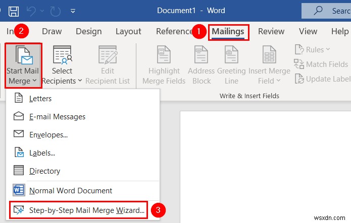 Mail Merge จาก Excel ไปยัง Word Envelopes (2 วิธีง่ายๆ)