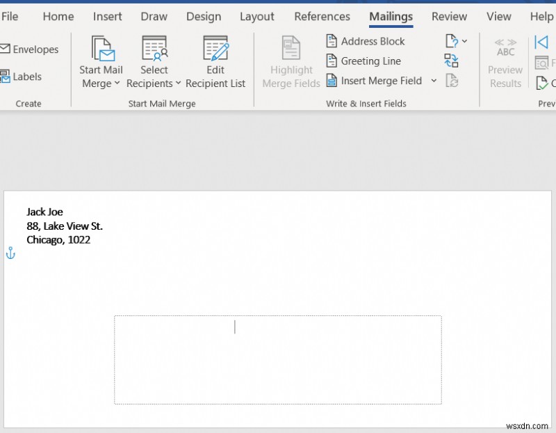 Mail Merge จาก Excel ไปยัง Word Envelopes (2 วิธีง่ายๆ)
