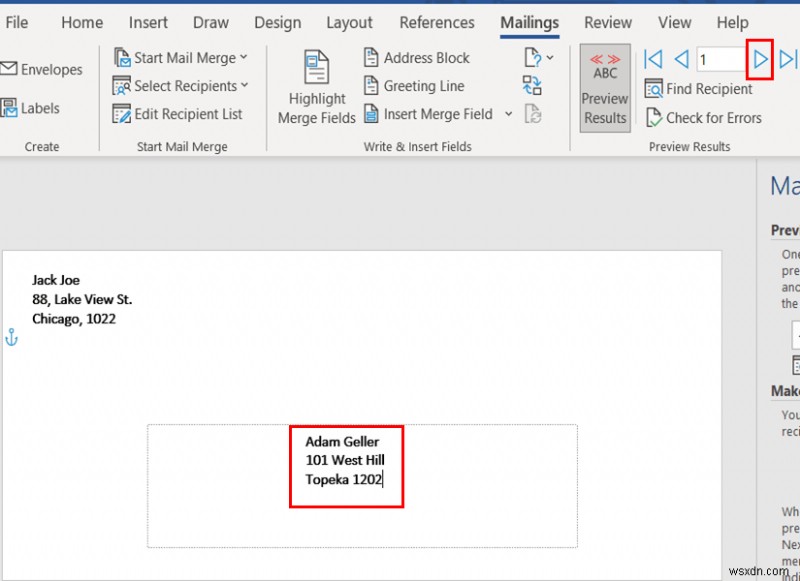 Mail Merge จาก Excel ไปยัง Word Envelopes (2 วิธีง่ายๆ)