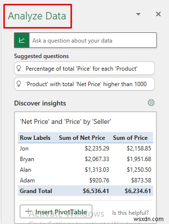 วิธีวิเคราะห์ชุดข้อมูลขนาดใหญ่ใน Excel (6 วิธีที่มีประสิทธิภาพ)
