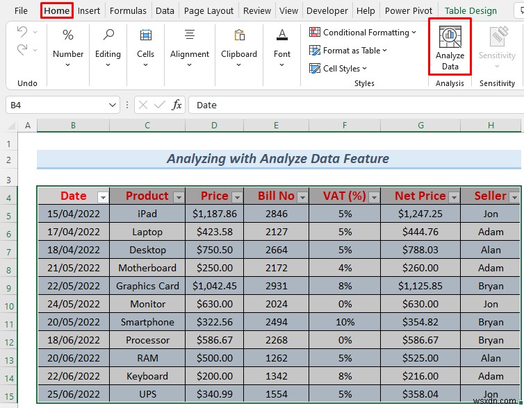 วิธีวิเคราะห์ชุดข้อมูลขนาดใหญ่ใน Excel (6 วิธีที่มีประสิทธิภาพ)