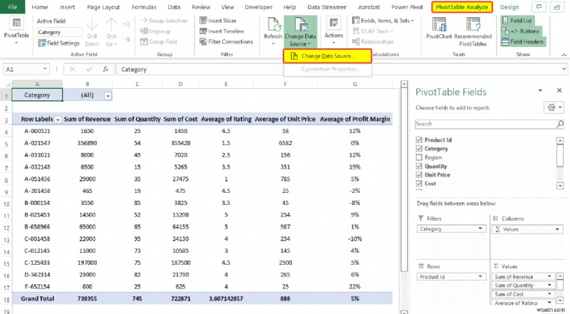 วิธีวิเคราะห์ข้อมูลใน Excel โดยใช้ Pivot Tables (9 ตัวอย่างที่เหมาะสม)