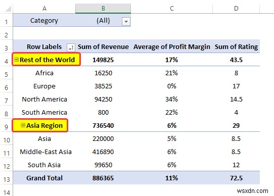 วิธีวิเคราะห์ข้อมูลใน Excel โดยใช้ Pivot Tables (9 ตัวอย่างที่เหมาะสม)