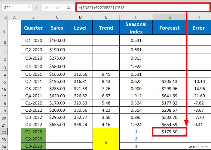 ทำ Holt-Winters Exponential Smoothing ใน Excel (ด้วยขั้นตอนง่ายๆ)