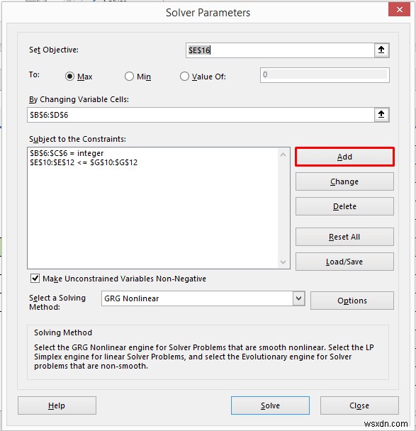 วิธีการแก้ปัญหาการเขียนโปรแกรมเชิงเส้นจำนวนเต็มใน Excel (ด้วยขั้นตอนง่ายๆ)
