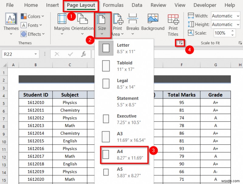วิธีขยายสเปรดชีต Excel ให้พิมพ์เต็มหน้า (5 วิธีง่ายๆ)