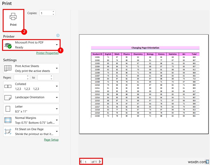 วิธีใส่แผ่นงาน Excel บน PDF หน้าเดียว (8 วิธีง่ายๆ)