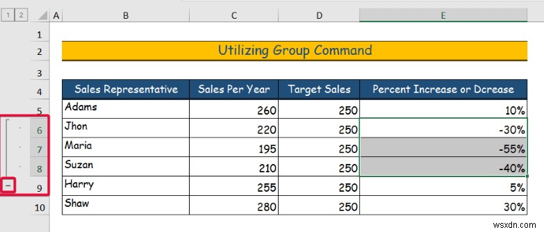 วิธีการซ่อนข้อมูลใน Excel (6 วิธีง่ายๆ)