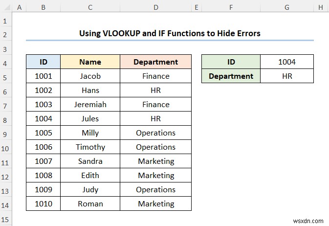 วิธีการแมปข้อมูลโดยใช้ VLOOKUP ใน Excel (4 วิธีด่วน)