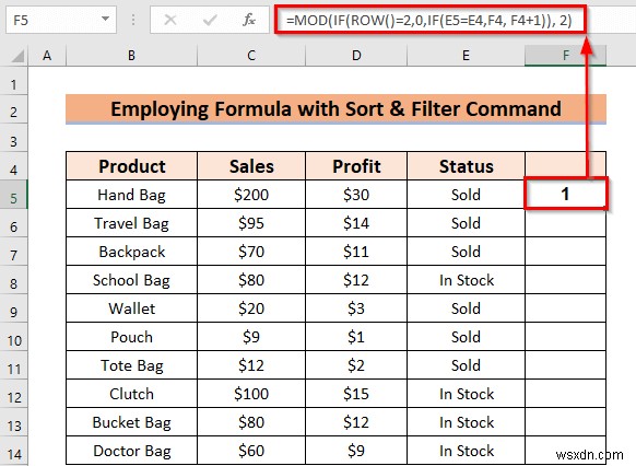 วิธีการเปลี่ยนสีแถวใน Excel โดยไม่ต้องใช้ตาราง (5 วิธี)