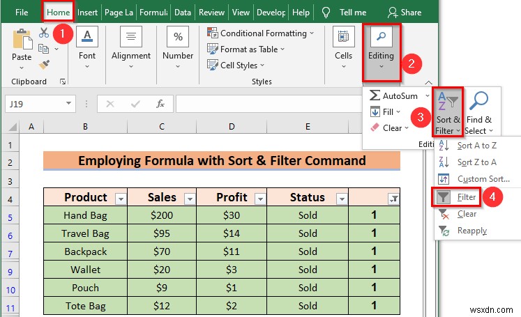 วิธีการเปลี่ยนสีแถวใน Excel โดยไม่ต้องใช้ตาราง (5 วิธี)