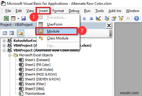วิธีการเปลี่ยนสีแถวใน Excel โดยไม่ต้องใช้ตาราง (5 วิธี)