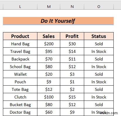 วิธีการเปลี่ยนสีแถวใน Excel โดยไม่ต้องใช้ตาราง (5 วิธี)