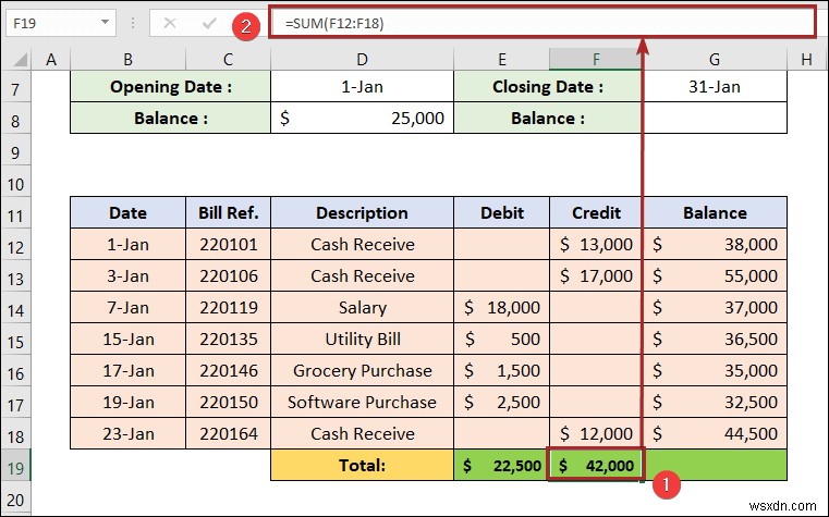 วิธีการสร้างบัญชีแยกประเภทใน Excel (ด้วยขั้นตอนง่ายๆ)