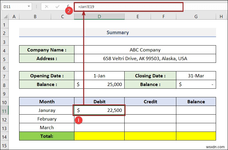 วิธีการสร้างบัญชีแยกประเภทใน Excel (ด้วยขั้นตอนง่ายๆ)