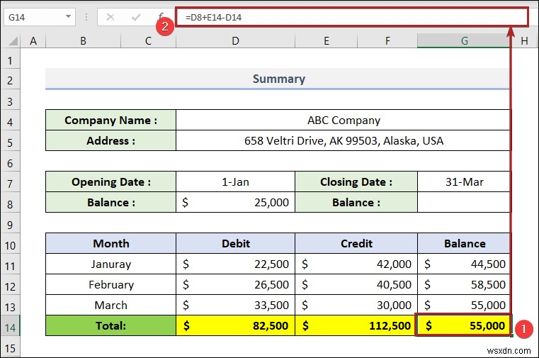 วิธีการสร้างบัญชีแยกประเภทใน Excel (ด้วยขั้นตอนง่ายๆ)