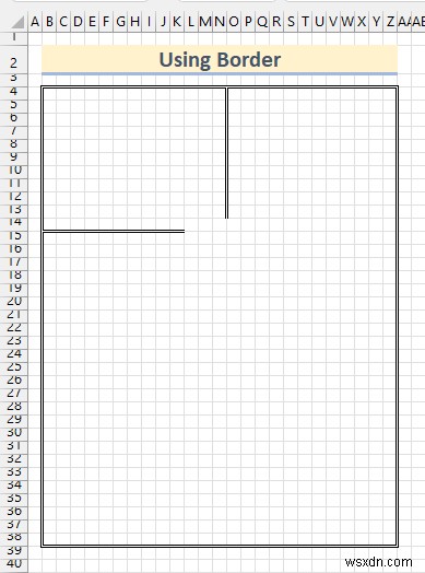 วิธีการวาดเพื่อปรับขนาดใน Excel (2 วิธีง่ายๆ)