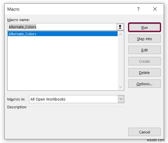 วิธีการเปลี่ยนสีแถวสำหรับเซลล์ที่ผสานใน Excel