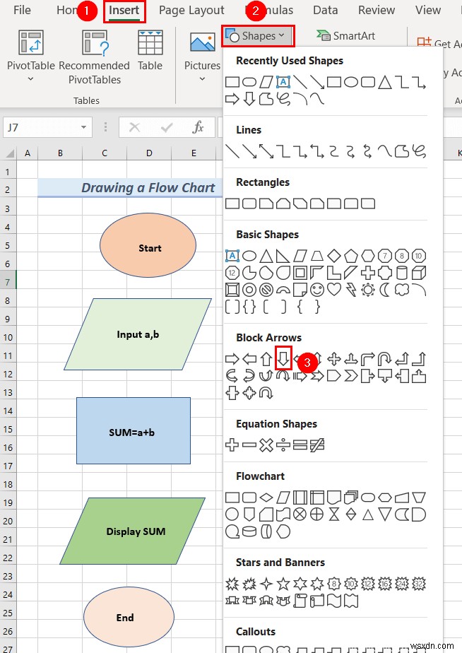 วิธีการวาดแบบวิศวกรรมใน Excel (2 ตัวอย่างที่เหมาะสม)