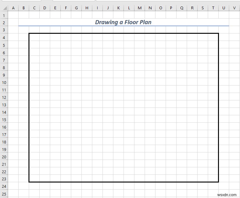 วิธีการวาดแบบวิศวกรรมใน Excel (2 ตัวอย่างที่เหมาะสม)