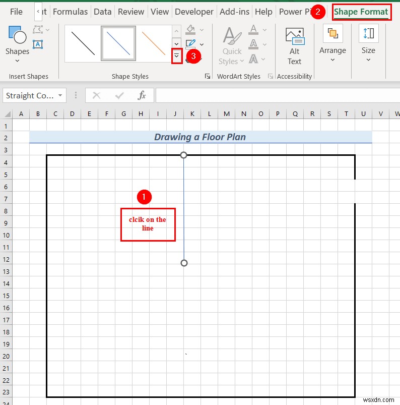 วิธีการวาดแบบวิศวกรรมใน Excel (2 ตัวอย่างที่เหมาะสม)