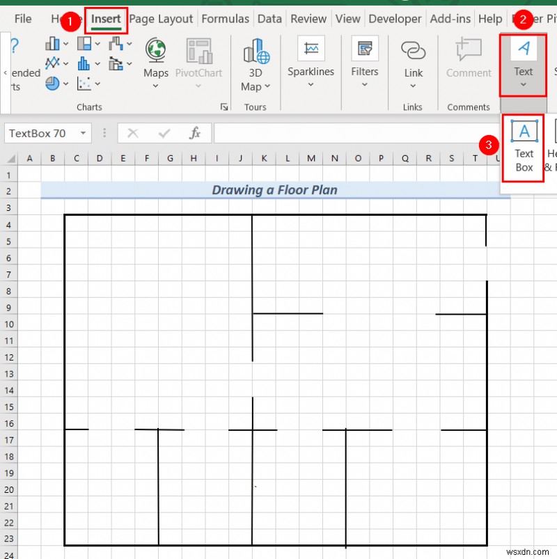 วิธีการวาดแบบวิศวกรรมใน Excel (2 ตัวอย่างที่เหมาะสม)