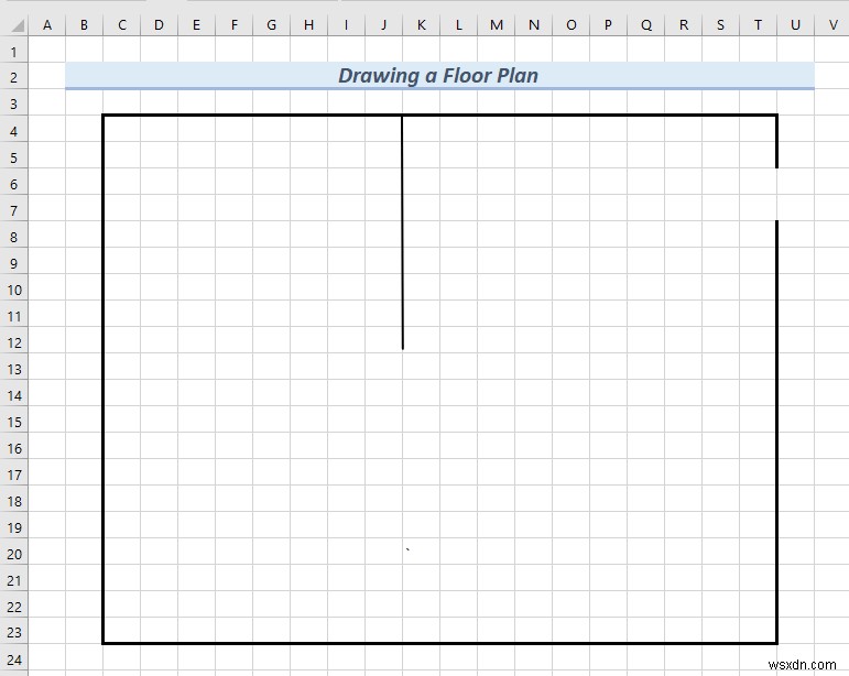 วิธีการวาดแบบวิศวกรรมใน Excel (2 ตัวอย่างที่เหมาะสม)