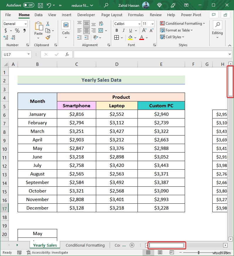 วิธีลดขนาดไฟล์ Excel โดยไม่ต้องลบข้อมูล (9 เคล็ดลับ)