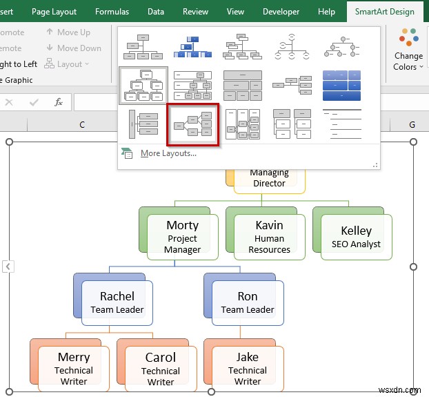 วิธีการสร้างแผนภูมิลำดับชั้นใน Excel (3 วิธีง่ายๆ)