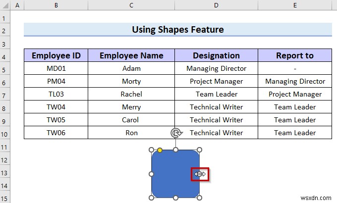 วิธีการสร้างแผนภูมิลำดับชั้นใน Excel (3 วิธีง่ายๆ)