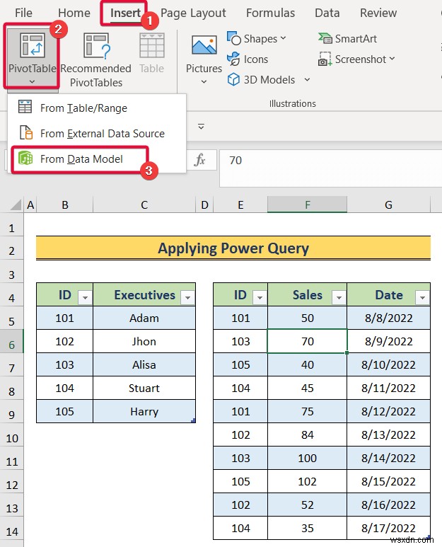 วิธีสร้างตัวแบบข้อมูลใน Excel (3 วิธีที่มีประโยชน์)