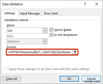 วิธีสร้างลำดับชั้นของเมืองและรหัสไปรษณีย์ใน Excel