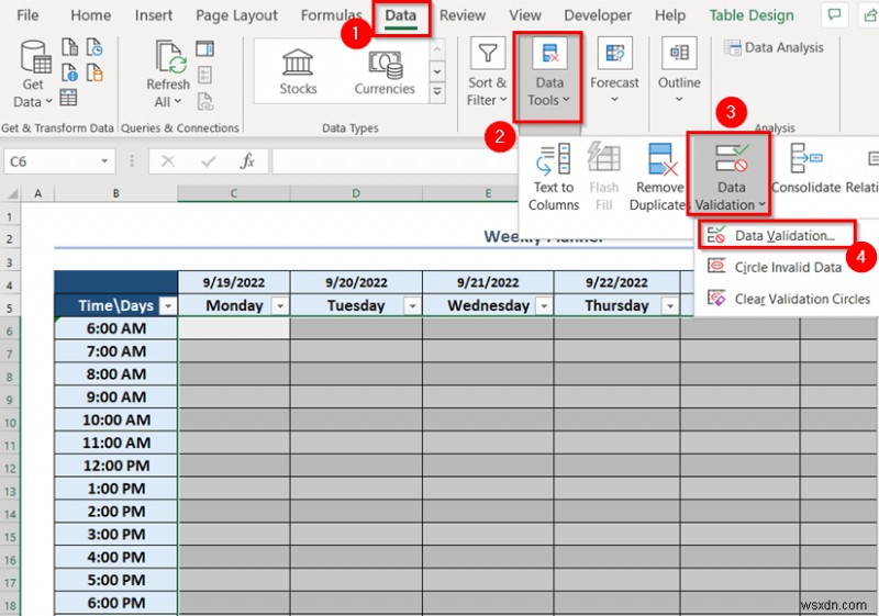 วิธีสร้างปฏิทินรายสัปดาห์ใน Excel (3 วิธีที่เหมาะสม)