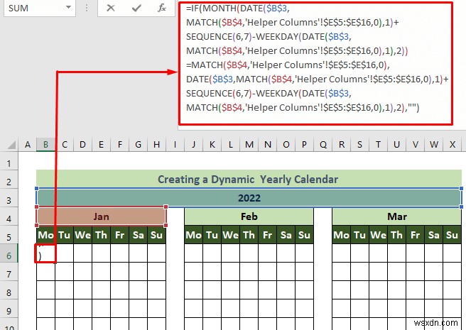วิธีสร้างปฏิทินรายเดือนใน Excel (3 วิธีที่มีประสิทธิภาพ)