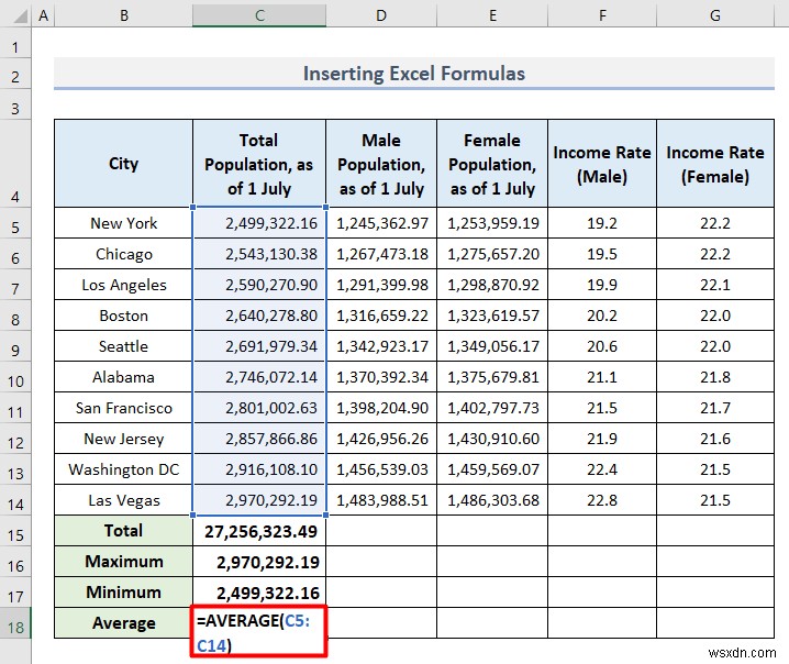 วิธีวิเคราะห์ข้อมูลประชากรใน Excel (5 วิธีที่จำเป็น)