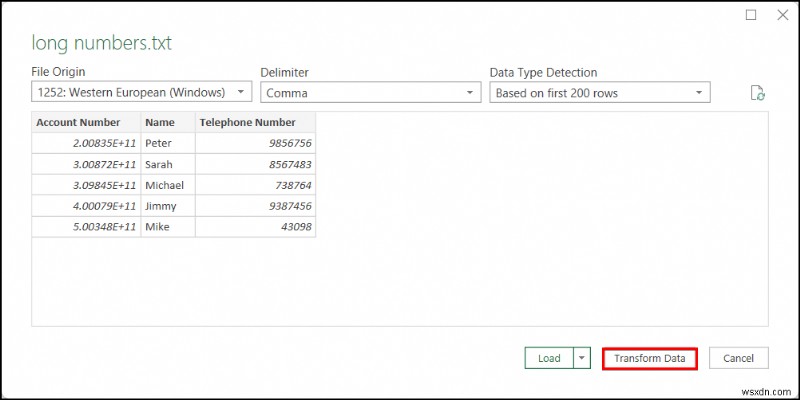 ไฟล์ CSV เปิดไม่ถูกต้องใน Excel (4 กรณีพร้อมโซลูชัน)