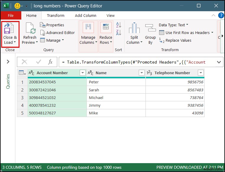 ไฟล์ CSV เปิดไม่ถูกต้องใน Excel (4 กรณีพร้อมโซลูชัน)