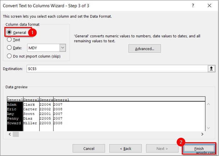 [แก้ไขแล้ว!] ข้อความเป็นคอลัมน์ของ Excel กำลังลบข้อมูล