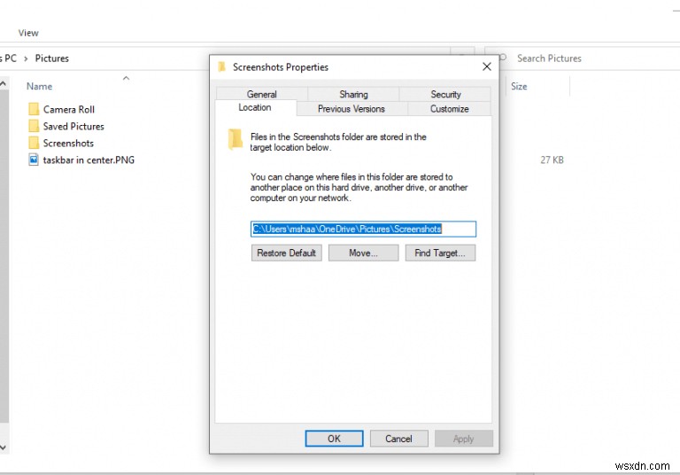 Cách thay đổi vị trí lưu ảnh chụp màn hình của bạn trong Windows 10 hoặc Windows 11