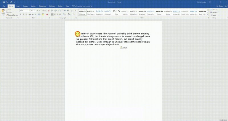 13 เคล็ดลับ Microsoft Word ที่ซ่อนอยู่เปิดเผย