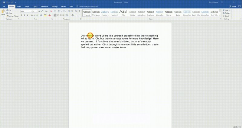 13 เคล็ดลับ Microsoft Word ที่ซ่อนอยู่เปิดเผย