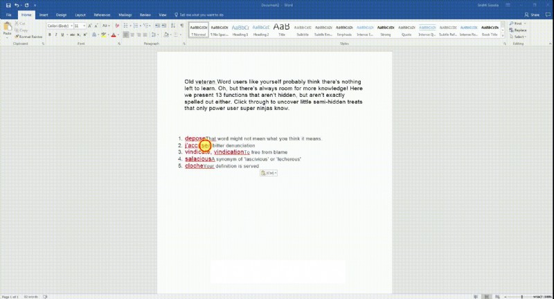 13 เคล็ดลับ Microsoft Word ที่ซ่อนอยู่เปิดเผย