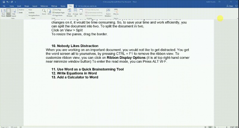 13 เคล็ดลับ Microsoft Word ที่ซ่อนอยู่เปิดเผย
