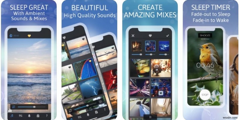 มอบแอปเสียงสีขาวให้ตัวเองเพื่อการนอนหลับที่ผ่อนคลายและจิตใจ!